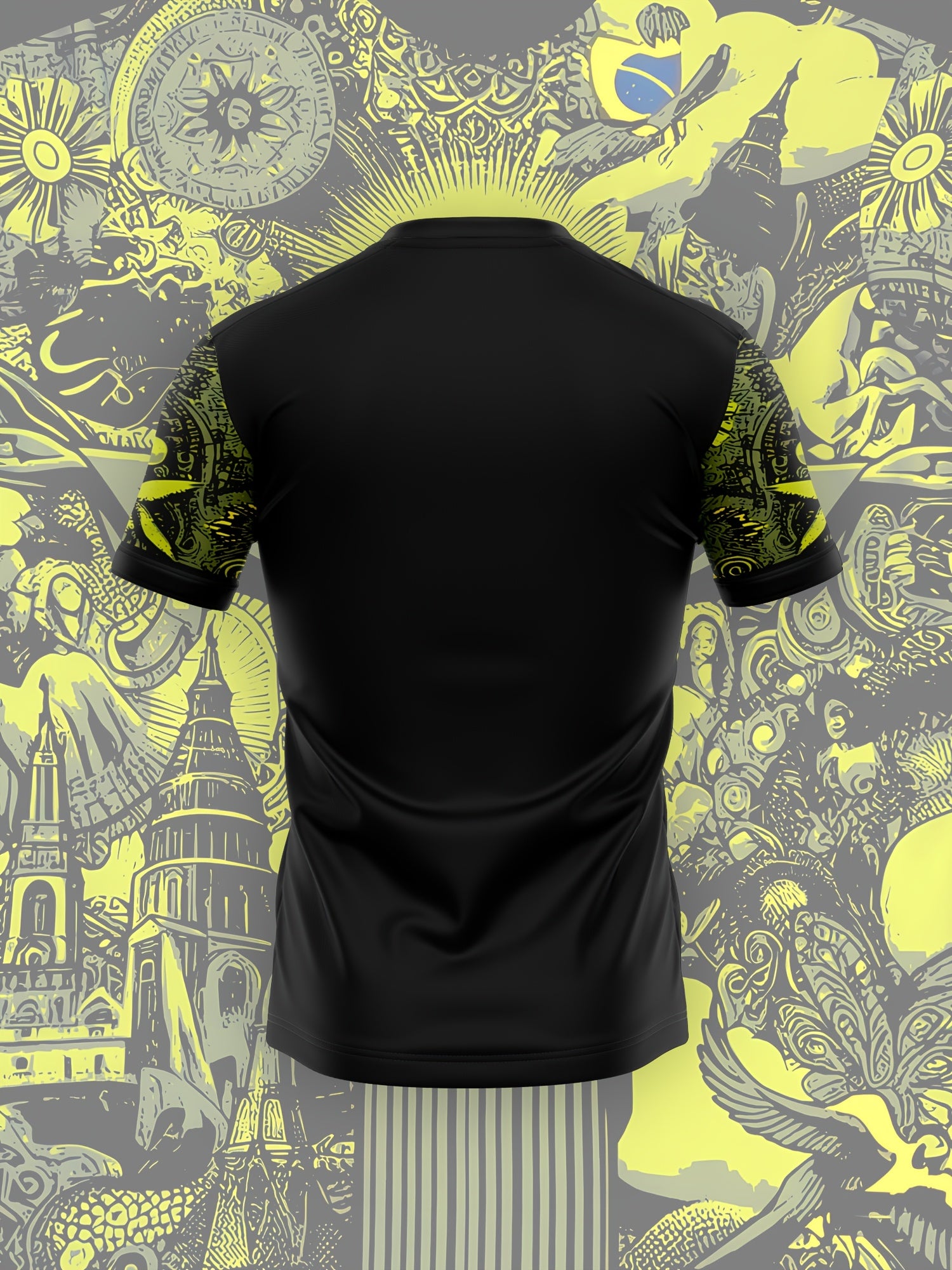 Brazil Jesus Special Edition Football Shirt,  Unisex Sports T-shirt, Men's and Women's Training Shirt, Sporty Design