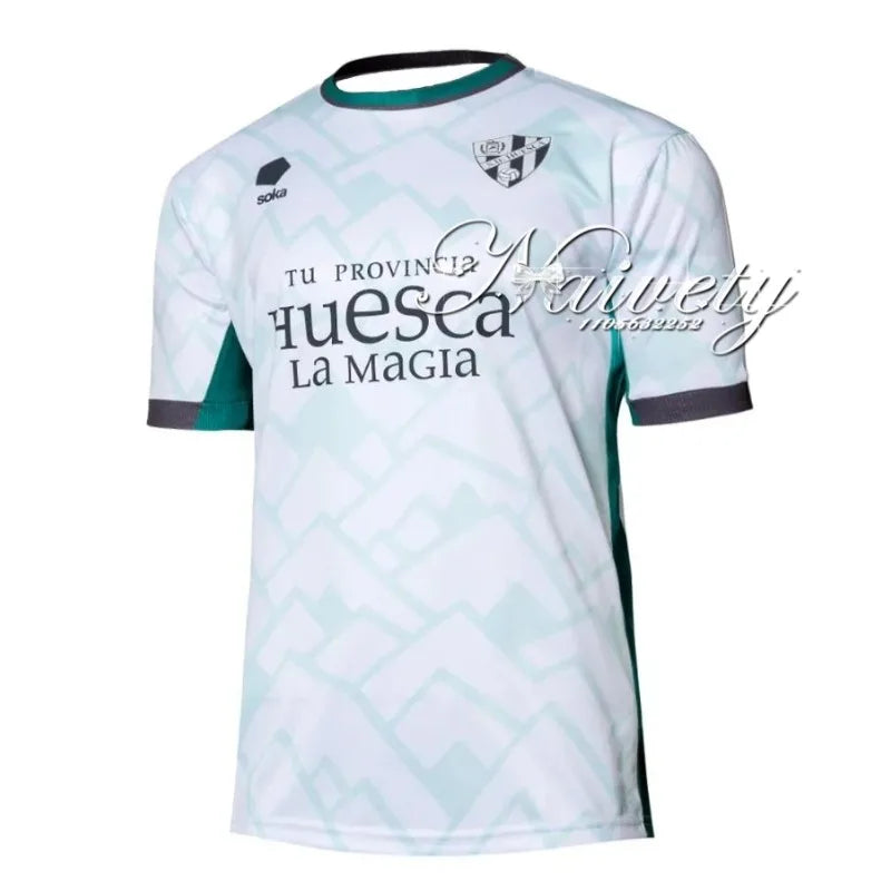 Jersey Quick-drying Breathable T-shirt SD Huesca Away Jersey Football Training Sports T-shirt Top