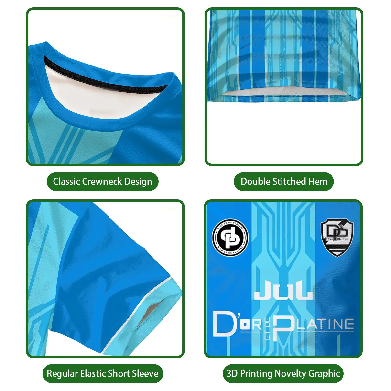 JUL Maillot TOTO Et Ninetta Jerseys Men's And Women's Trendy Rap Culture Printed T-shirts Breathable Football Training Uniforms