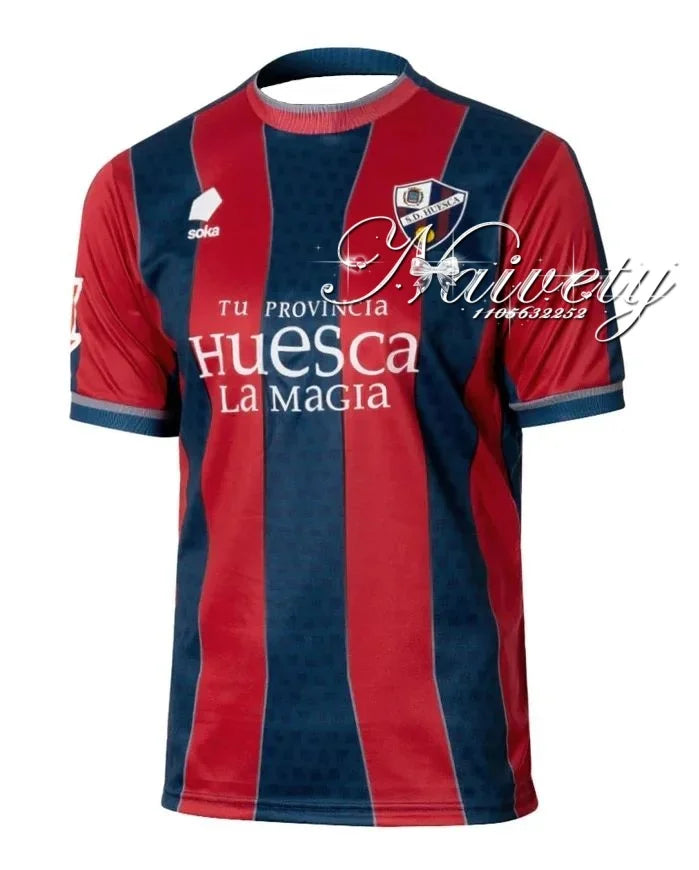 Jersey Quick-drying Breathable T-shirt SD Huesca Away Jersey Football Training Sports T-shirt Top