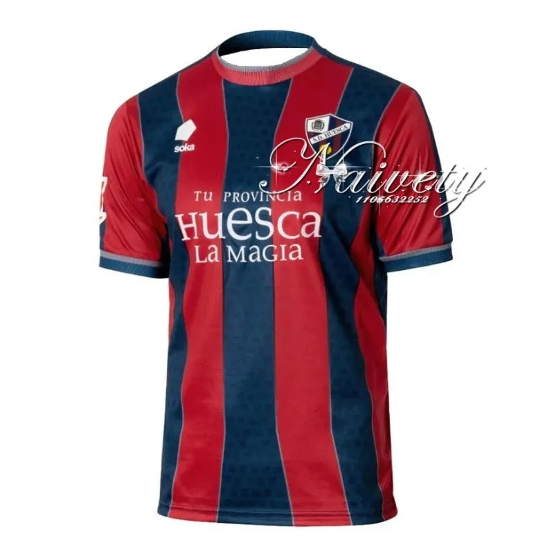 Jersey Quick-drying Breathable T-shirt SD Huesca Away Jersey Football Training Sports T-shirt Top