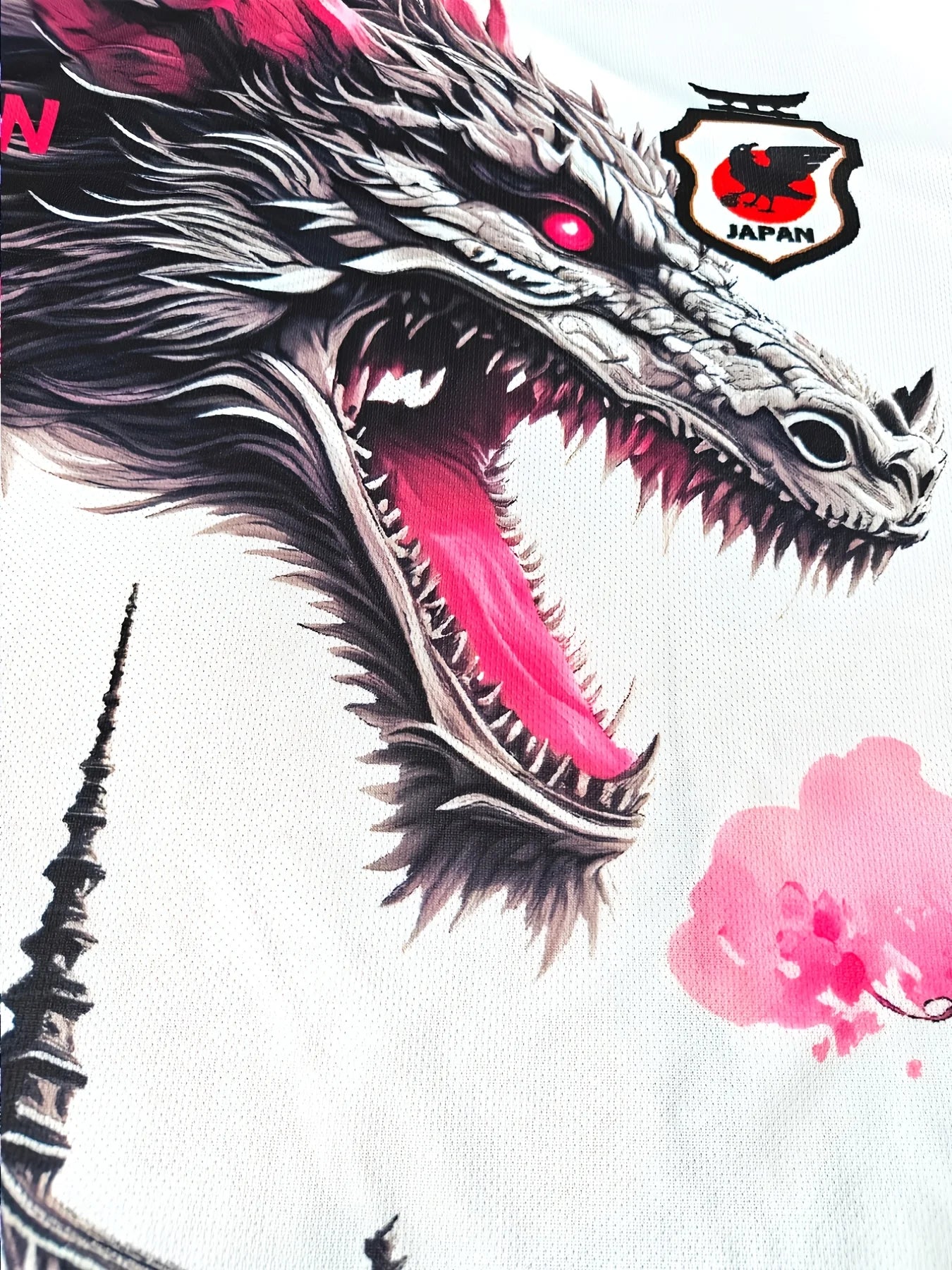 Maillots de Football pour hommes Dragon japonais et hauts de sport confortables Sakura japonais pour adolescents entraînement