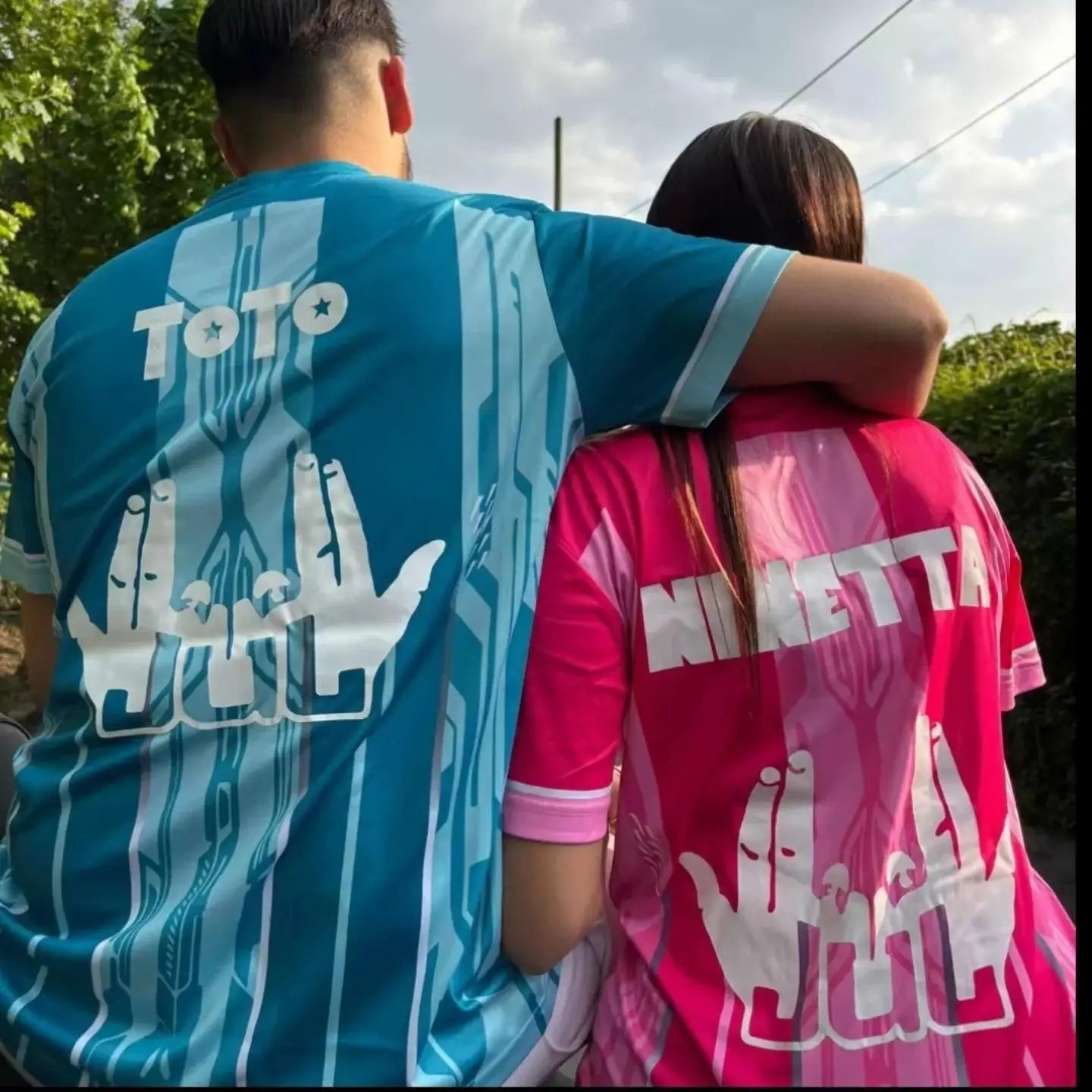 JUL Maillot TOTO Et Ninetta Jerseys Men's And Women's Trendy Rap Culture Printed T-shirts Breathable Football Training Uniforms