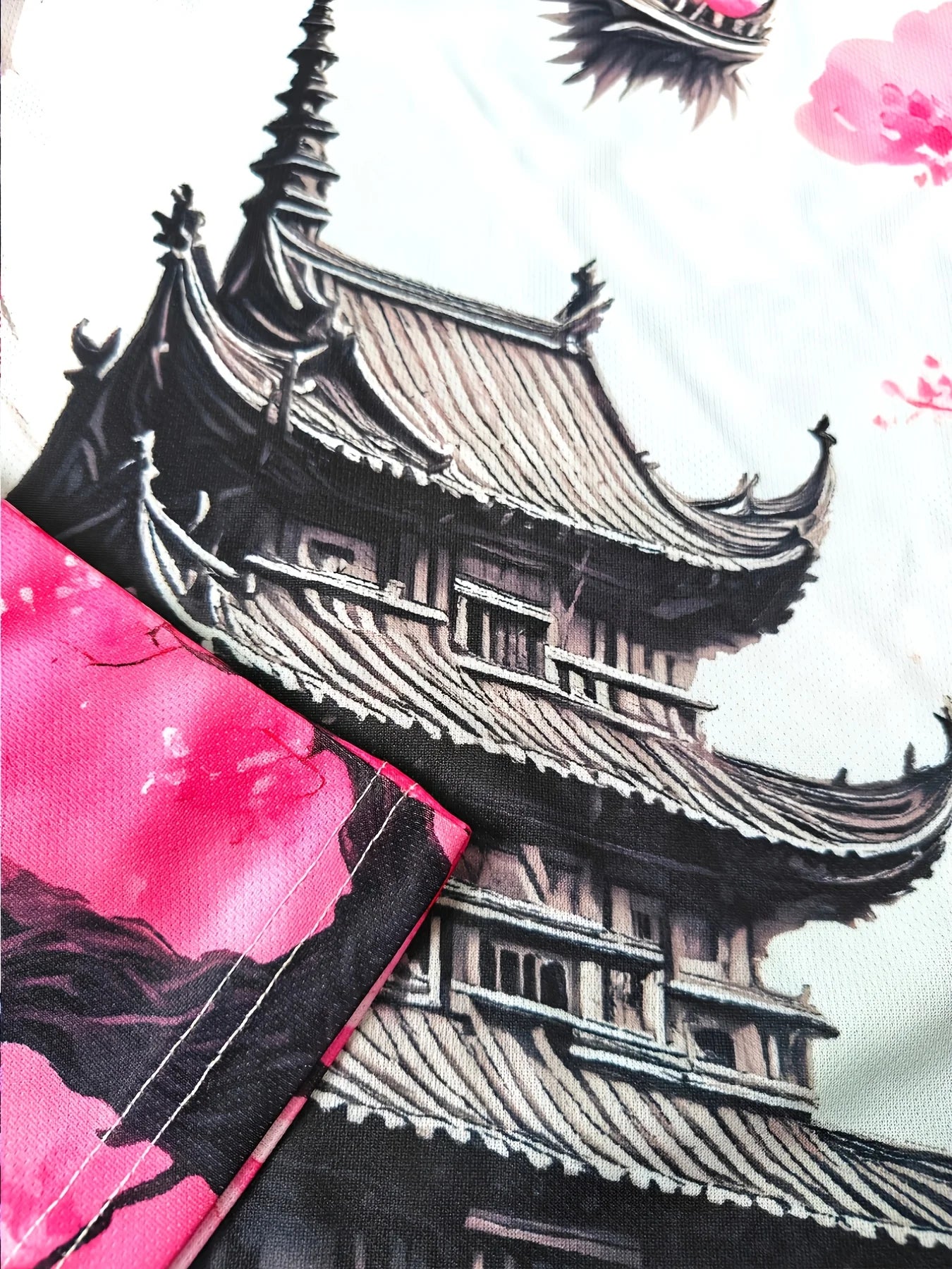 Maillots de Football pour hommes Dragon japonais et hauts de sport confortables Sakura japonais pour adolescents entraînement